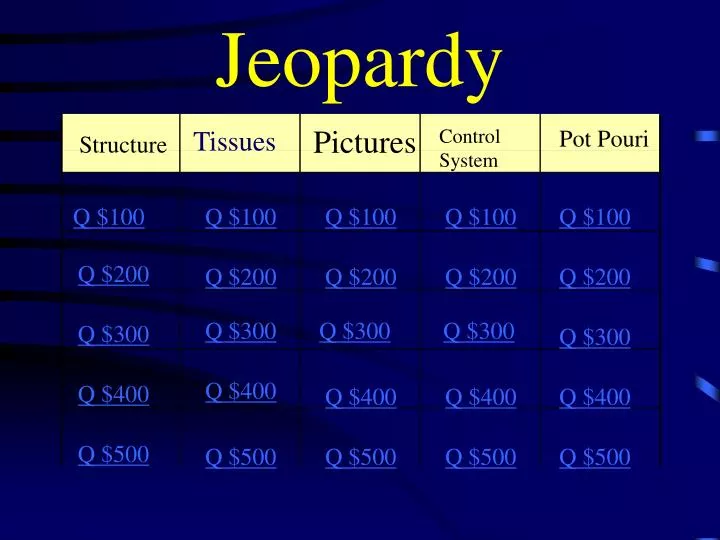 jeopardy