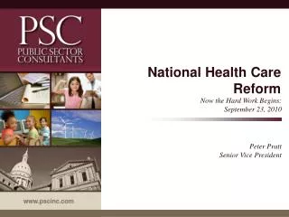 National Health Care Reform
