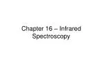 Chapter 16 – Infrared Spectroscopy - slide 1