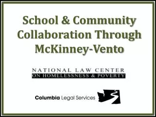 School &amp; Community Collaboration Through McKinney-Vento