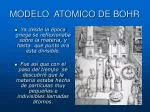 MODELO ATOMICO DE BOHR - slide 1
