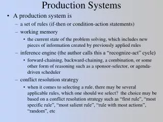 Production Systems
