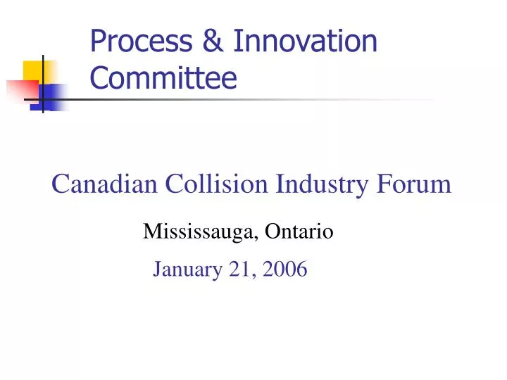 process innovation committee