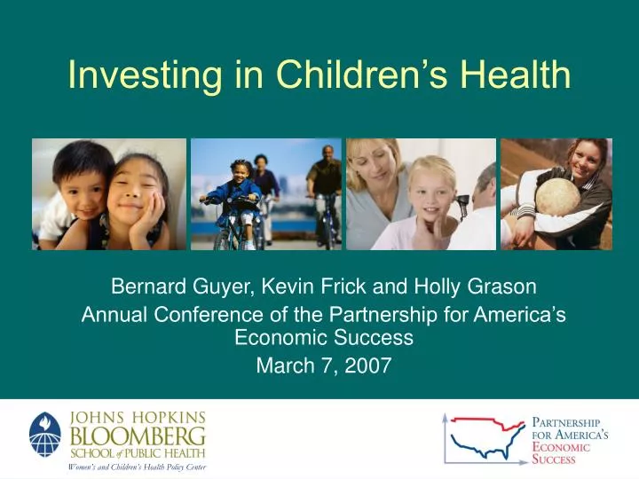 investing in children s health