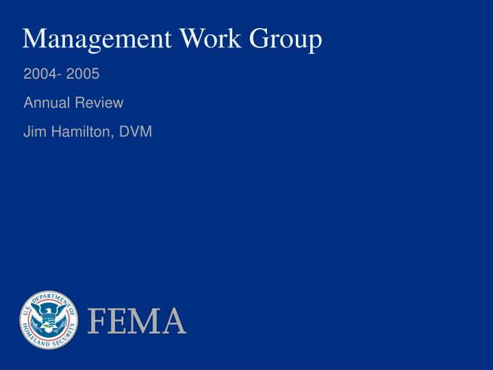 management work group