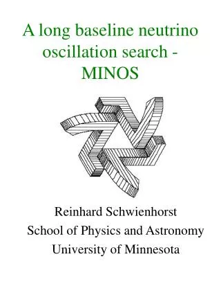 A long baseline neutrino oscillation search - MINOS
