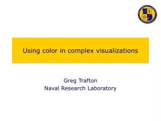 Using color in complex visualizations