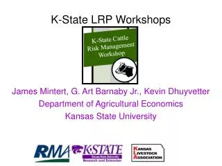K-State LRP Workshops