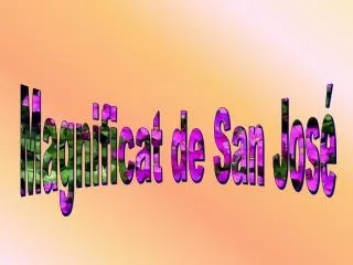 Magnificat de San José
