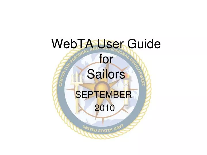 webta user guide for sailors