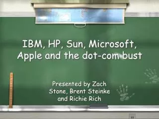 IBM, HP, Sun, Microsoft, Apple and the dot-com bust