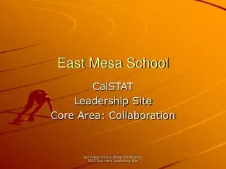 East Mesa School