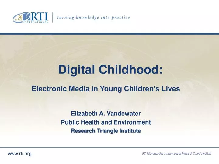 digital childhood
