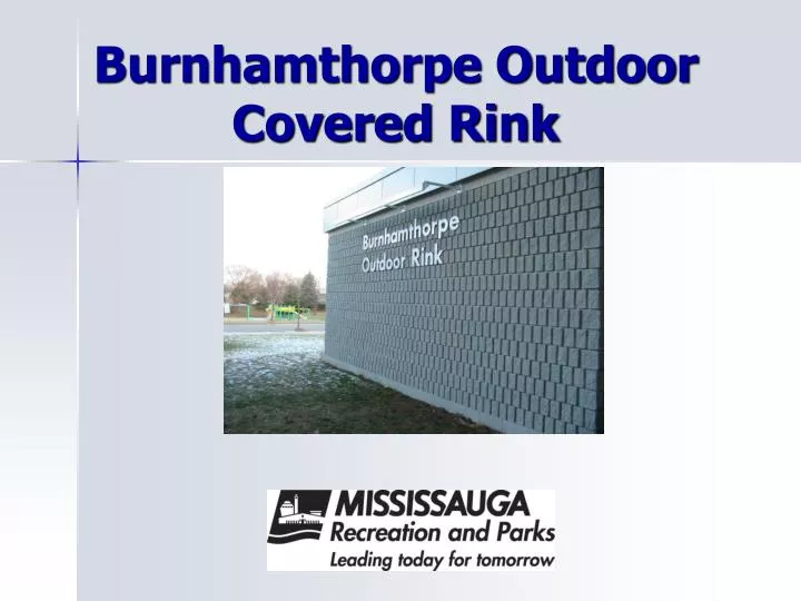 burnhamthorpe outdoor covered rink