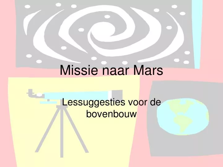 missie naar mars