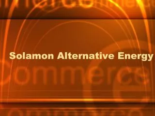 Solamon Alternative Energy - WorldStage News | Fuel subsidy