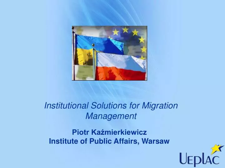 institutional solutions for migration management
