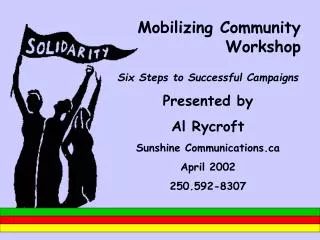 Mobilizing Community Workshop