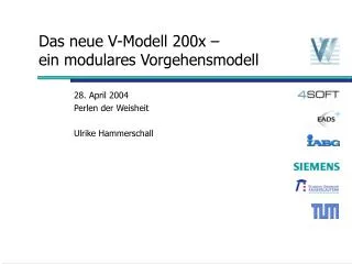 Das neue V-Modell 200x – ein modulares Vorgehensmodell