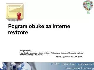 Pogram obuke za interne revizore