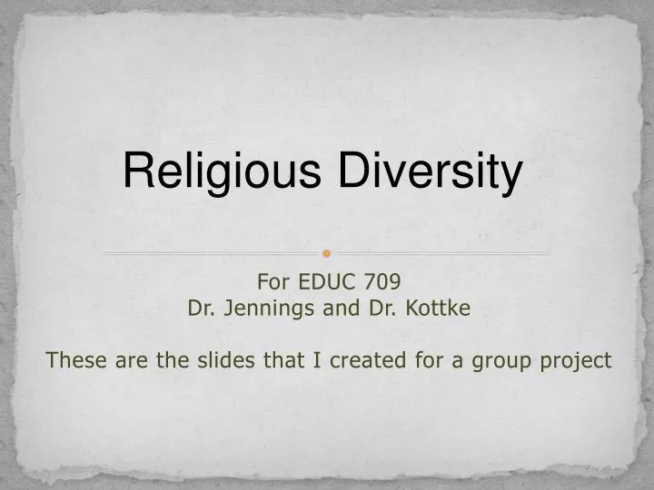 for educ 709 dr jennings and dr kottke these are the slides that i created for a group project