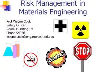Risk Management in Materials Engineering