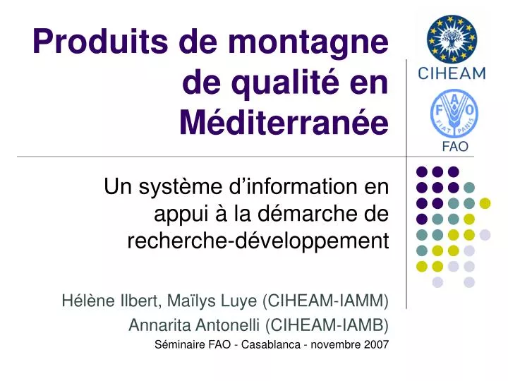 produits de montagne de qualit en m diterran e