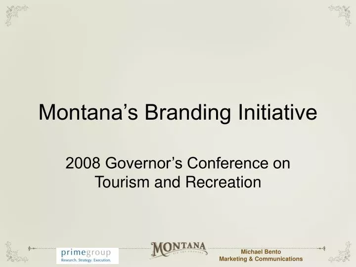 montana s branding initiative