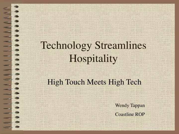 technology streamlines hospitality
