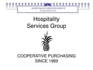 Hospitality Services Group