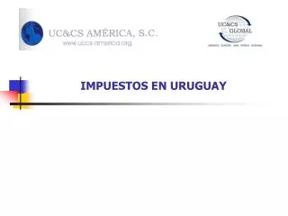 IMPUESTOS EN URUGUAY