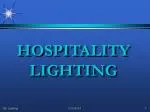 HOSPITALITY LIGHTING - slide 1
