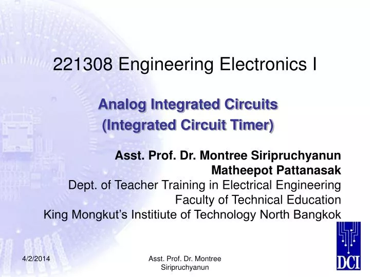 221308 engineering electronics i