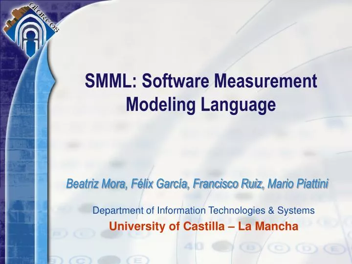 smml software measurement modeling language