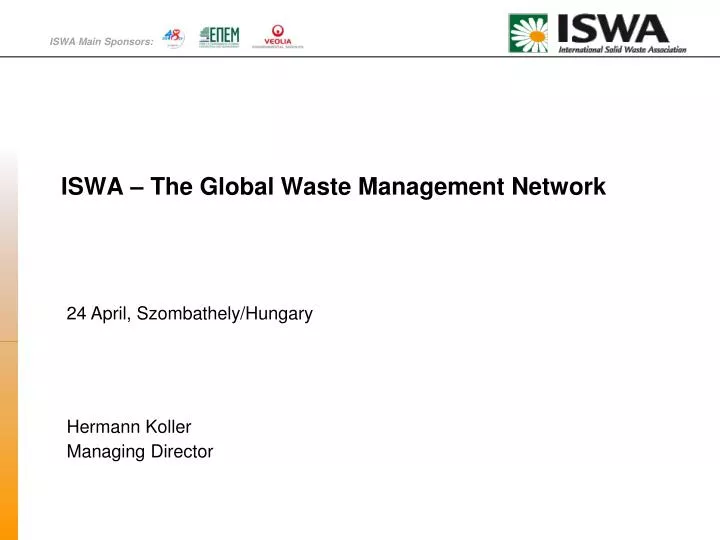 iswa the global waste management network