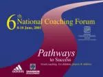 PATHWAYS TO SUCCESS - slide 1