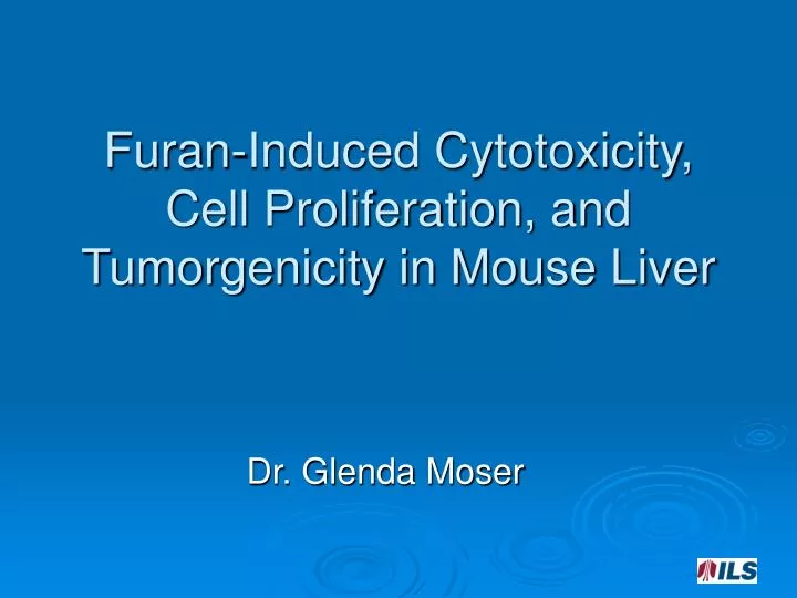furan induced cytotoxicity cell proliferation and tumorgenicity in mouse liver