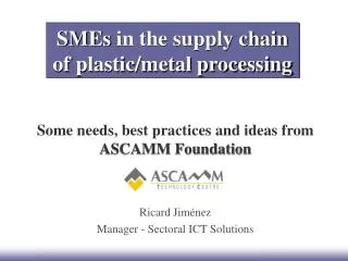 y chain of plastic/metal processing