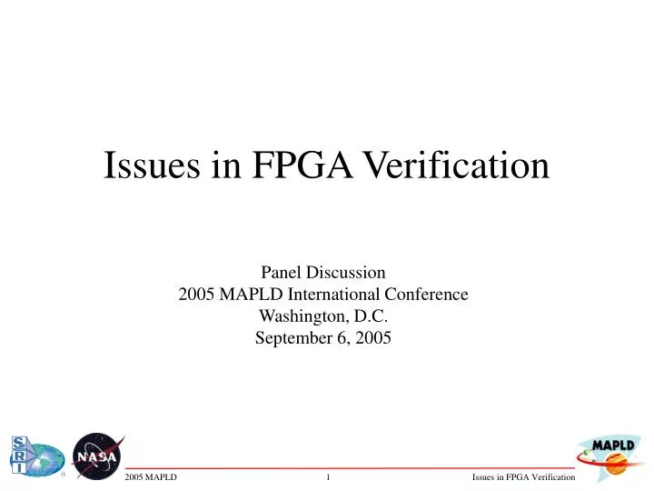 issues in fpga verification