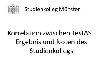 studienkolleg m nster