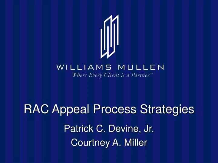rac appeal process strategies