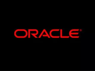 Brent Mosher Senior Sales Consultant Applications Technology Oracle Corporation