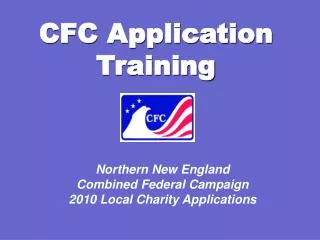CFC Application Training