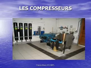les compresseurs