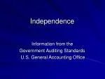 Independence - slide 1