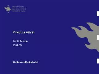 pilkut ja viivat