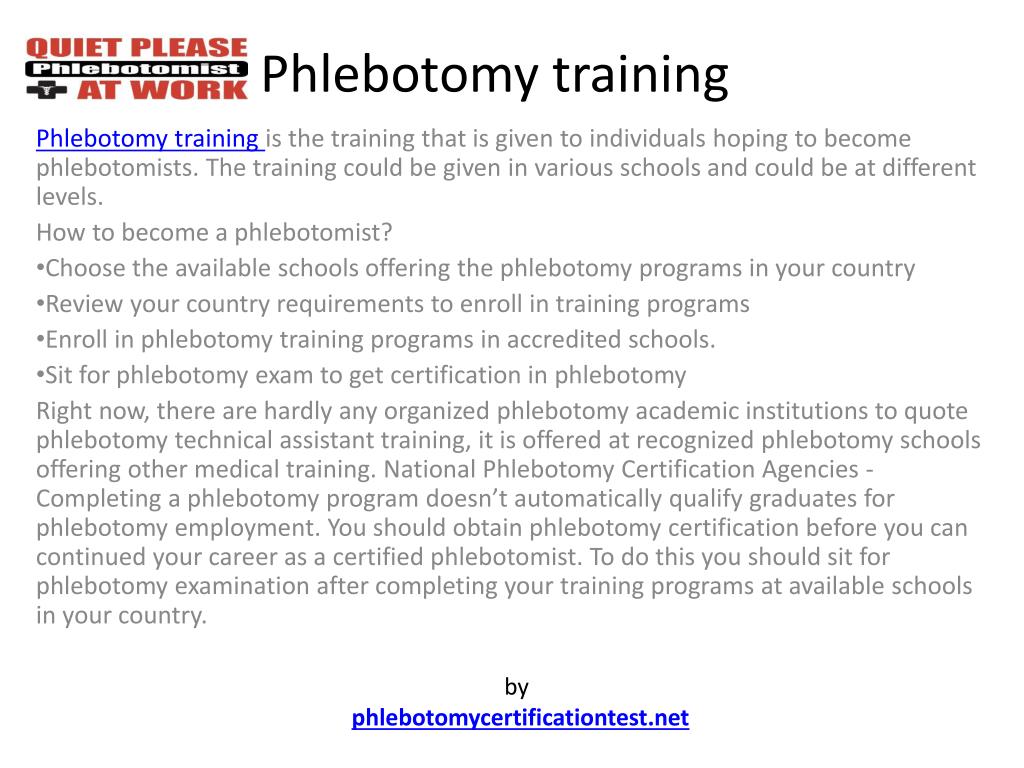 PPT - Phlebotomy Training and Certification Schools PowerPoint ...