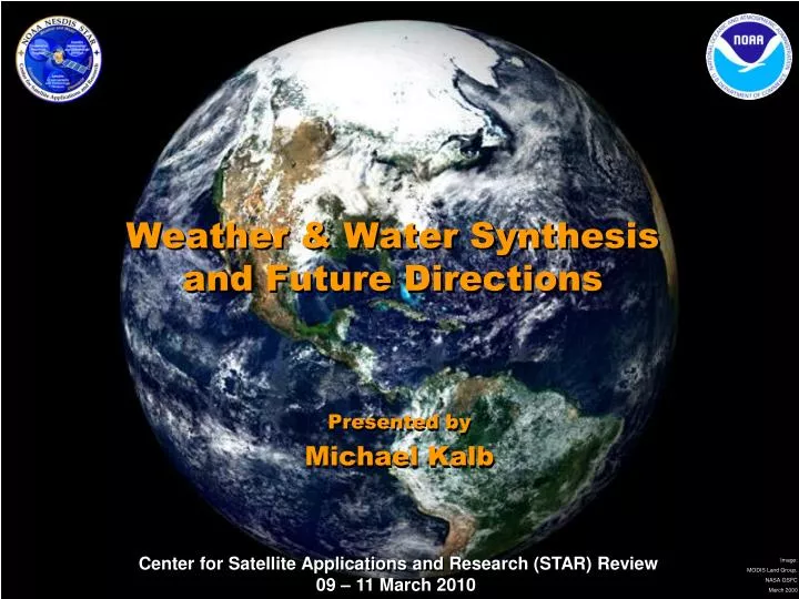 weather water synthesis and future directions