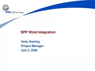 SPP Wind Integration