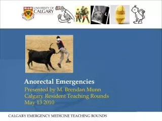 Anorectal Emergencies